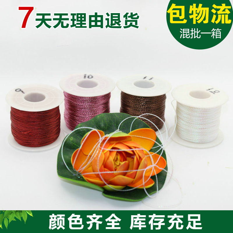 Coarse and wearable color embroidery thread